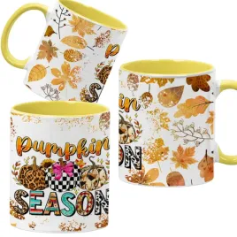 kubek-ceramiczny-330ml-zolty-jesienne-wzory-dynie-cozy-fall-pumpkin-spice