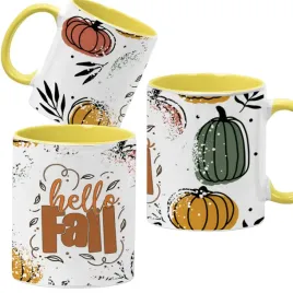 kubek-ceramiczny-330ml-zolty-jesienne-wzory-dynie-cozy-fall-pumpkin-spice