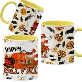 kubek-ceramiczny-330ml-zolty-jesienne-wzory-dynie-cozy-fall-pumpkin-spice
