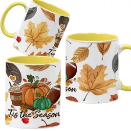kubek-ceramiczny-330ml-zolty-jesienne-wzory-dynie-cozy-fall-pumpkin-spice