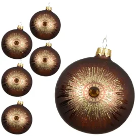 bombka-szklana-8cm-brazowa-zloty-medalion-6-szt-8-cm-zdobiona