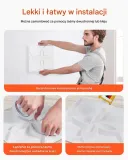 panele-scienne-3d-biale-kwiaty-2-97-m-grubosc-2-5-mm