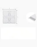 panele-scienne-3d-biale-kwiaty-2-97-m-stan-nowy-dlugosc-30-cm