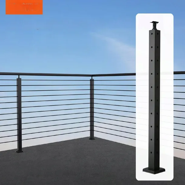 slupek-poreczy-kablowej-czarny-stan-nowy-wysokosc-produktu-86-cm