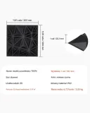 panele-scienne-3d-czarne-diamenty-2-97-m-stan-nowy