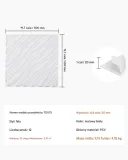 panele-scienne-3d-biale-fale-2-97-m-stan-nowy
