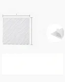 panele-scienne-3d-biale-fale-2-97-m-marka-vevor
