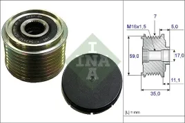sprzeglo-jednokierunkowe-alternatora-535015910-ina