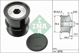 sprzeglo-jednokierunkowe-alternatora-535028410-ina