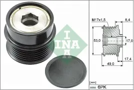 sprzeglo-jednokierunkowe-alternatora-535028110-ina