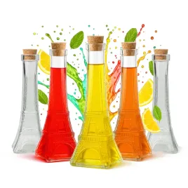 5x-butelki-szklane-wieza-paris-200ml-karafka-na-alkohol-wino-prezent-slub