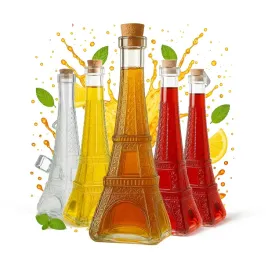 5x-butelka-szklana-wieza-paris-350ml-na-alkohol-nalewki-wino-prezent-wesele