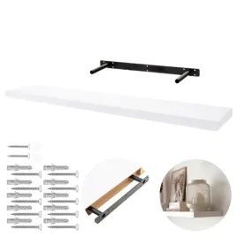 polka-wiszaca-scienna-na-ksiazki-samowiszaca-100-cm-hylly-bialy-mdf