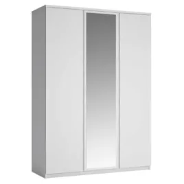 szafa-trzydrzwiowa-meble-wojcik-fribo-155-cm-bialy-mat-z-lustrem