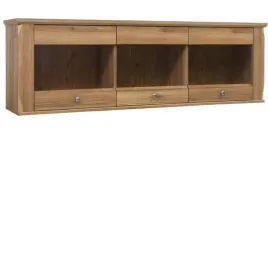 witryna-wiszaca-black-red-white-bergen-156-cm-3-drzwi-jasny-dab-galka