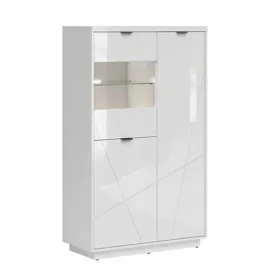 witryna-stojaca-black-red-white-forn-157-cm-3-drzwiowa-bialy-polysk