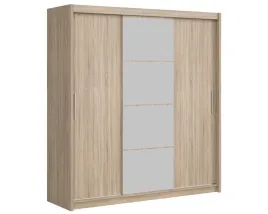 szafa-przesuwna-gerbor-slideo-200-cm-dab-sonoma-dwudrzwiowa-z-lustrem