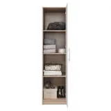 szafa-slupek-meblar-smart-190x50-cm-jednodrzwiowa-biala-dab-sonoma-stan-nowy
