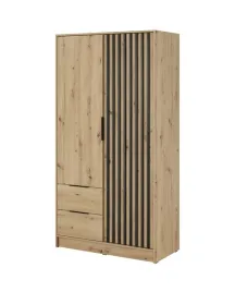 szafa-uchylna-piaski-nelly-200x105-cm-czterodrzwiowa-2-szuflady-grafit