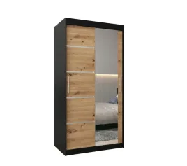 szafa-przesuwna-abiks-meble-verona-2-100-cm-dab-artisan-czarny-lustro