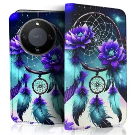 etui-z-klapka-na-telefon-honor-magic8-lite-case-portfel-wzory-szklo-szybka