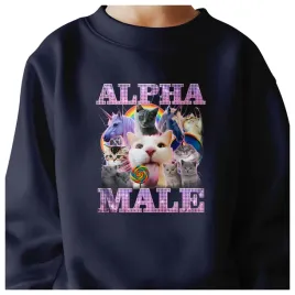 bluza-dziecieca-samiec-alfa-koty-jednorozce-134-140-dla-chlopca-dziewczynki