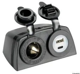 lighter-usb-a-usb-c-gniazdo-z-housing-osculati-14-516-14