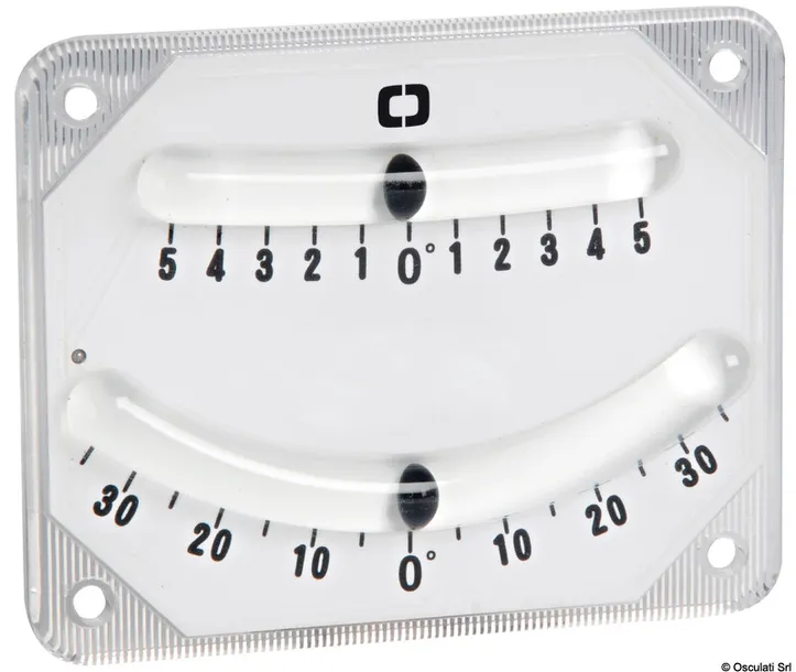Podwójny bubble inclinometer 100 x 80 mm Osculati 26.700.86