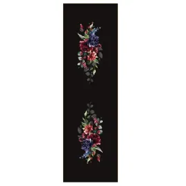 bieznik-wodoodporny-czarny-38x140-cm-kwiaty-czerwone-na-stol-plamoodporny