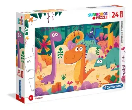 puzzle-24-elementy-clementoni-maxi-jurassic-friends-dinozaury
