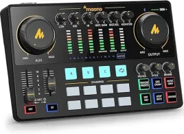 karta-dzwiekowa-muzyczna-mikser-xlr-bluetooth-aku-8h-side-chain-live-output