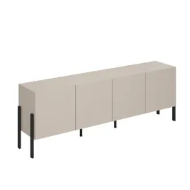 komoda-jukon-25-kaszmirowa-helvetia-204-cm-4-drzwi-metalowe-nogi-kaszmir
