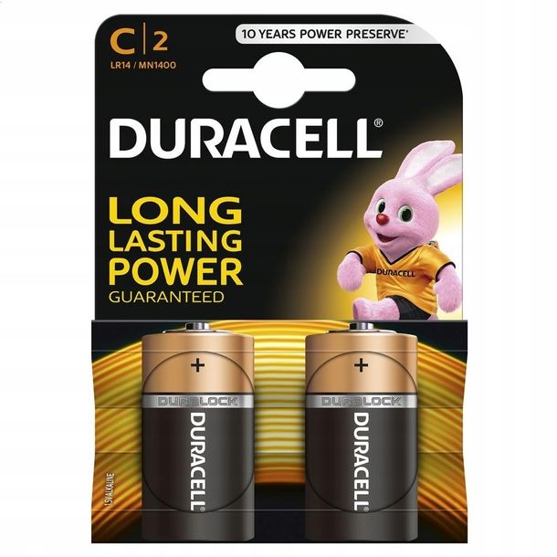 Baterie Alkaliczne Duracell Basic Lr14 Blister * 2