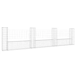kosz-gabionowy-380-x-20-x-100-cm-srebrny-zelazo-srednica-drutu-35-mm