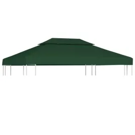 zadaszenie-altany-ogrodowej-wodoodporne-pvc-zielone-3x4-m