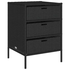 czarna-ogrodowa-szafka-z-3-szufladami-55-x-59-x-80-cm