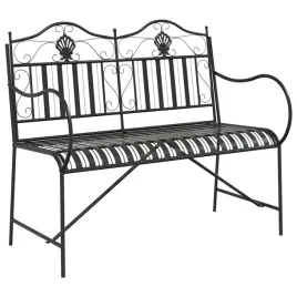 metalowa-lawka-ogrodowa-czarna-wspolczesny-styl-45x45-cm