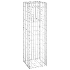 kosz-gabionowy-srebrny-40-x-40-x-140-cm-zelazo-spawany