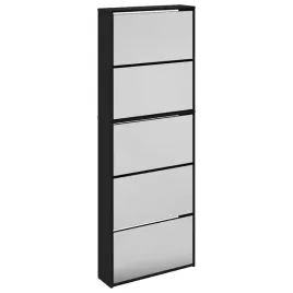 szafka-na-buty-5-poziomowa-uchylna-czarna-63x17x1695-cm-tworzywo-drewn