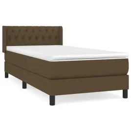 lozko-kontynentalne-203-x-103-x-78-88-cm-ciemny-braz-z-materacem-100-x-200