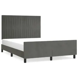 rama-lozka-z-zaglowkiem-aksamitna-ciemnoszara-193-x-146-x-118-128-cm
