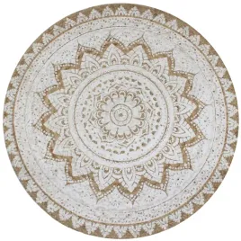 dywan-z-juty-pleciony-recznie-okragly-nadruk-mandala-150-cm