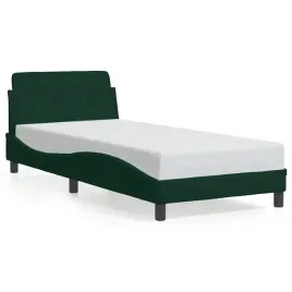 rama-lozka-z-zaglowkiem-aksamitna-ciemnozielona-208-x-95-x-745-cm