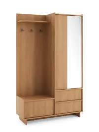 garderoba-do-przedpokoju-125-cm-lustro-szafka-na-buty-dab-karmel-yasumi