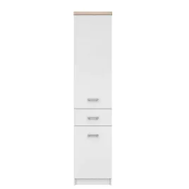 szafa-regal-bielizniarka-szafka-z-szuflada-i-polkami-40-cm-bialy-dab-sonoma