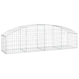 kosz-gabionowy-dekoracyjny-izolujacy-dzwieki-200x50x40-60-cm-srebrny