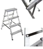 drabina-taboret-4-stopniowy-waga-z-opakowaniem-3-kg-stan-nowy