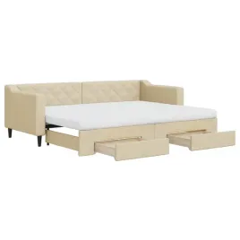 kremowa-rozkladana-lezanka-z-szufladami-223-x-90-x-67-cm
