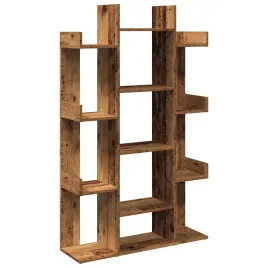 biblioteczka-w-kolorze-starego-drewna-86-x-255-x-140-cm