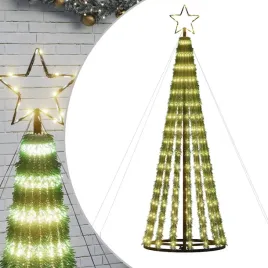 choinka-led-70-x-180-cm-cieply-bialy-8-efektow-swietlnych